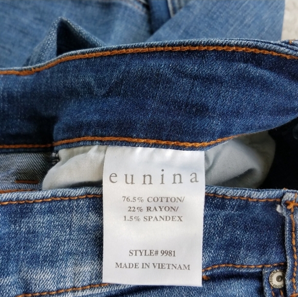 Lulu's Mica low rise skinny Jean's size 1 - Picture 7 of 8